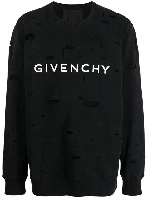 givenchy print rissig|givenchy distressed logo.